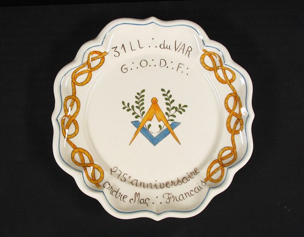 Provençal faience plate.