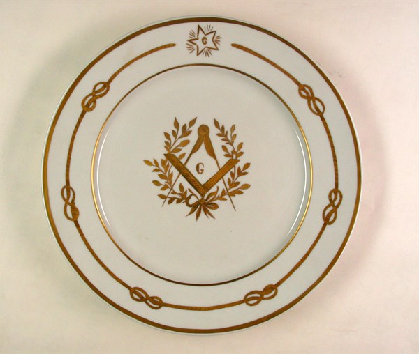 Assiette en porcelaine.