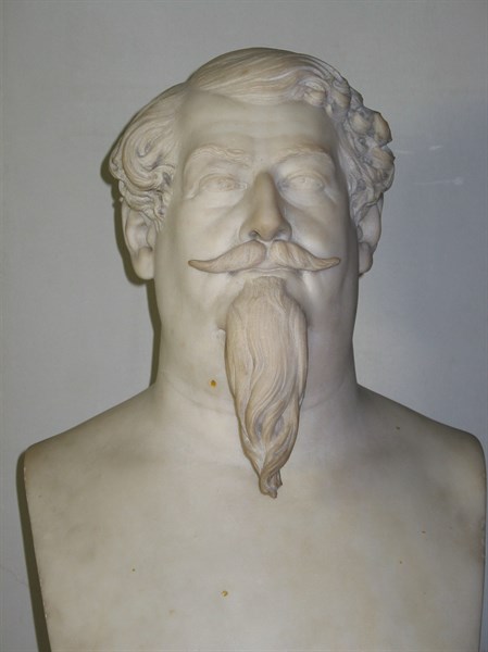 Marble bust of Lucien Murat.