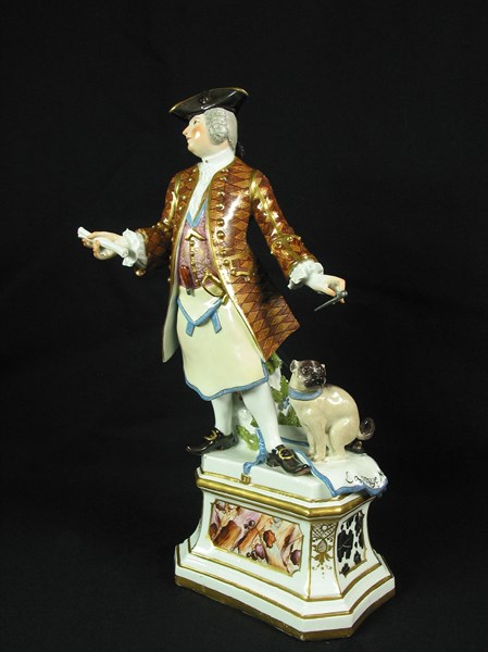 Meissen (Saxony) porcelain figurine.