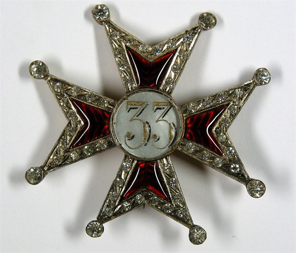 33rd-degree cross pattée