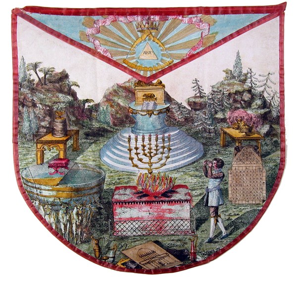 Tablier de cuir de Chevalier Ecossais