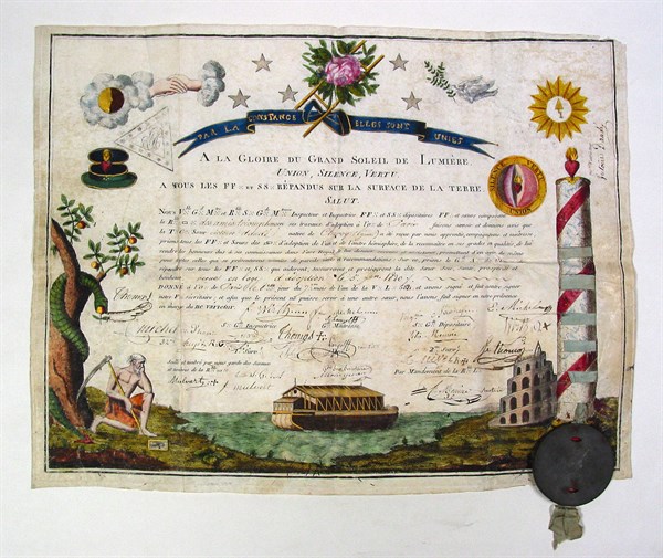 Diplôme d'adoption en loge