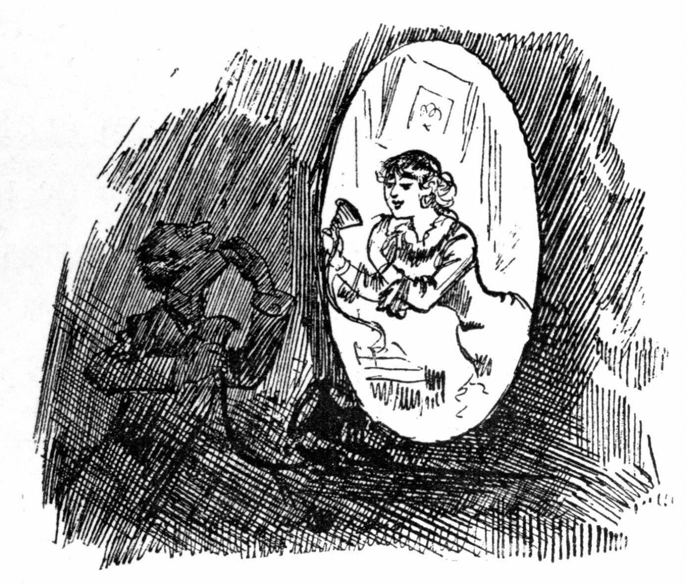 Effusions téléphonoscopiques, illustration de Robida