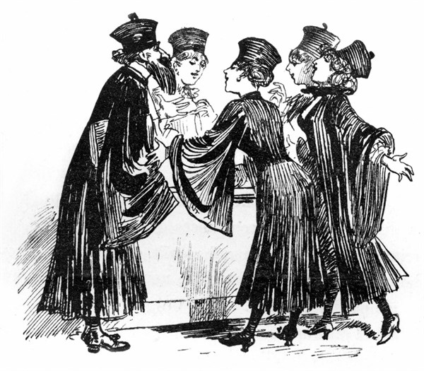 Félicitations à l'avocate, caricature