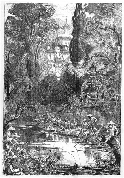 Pensionnaires de la maison centrale de Melun, illustration de Robida