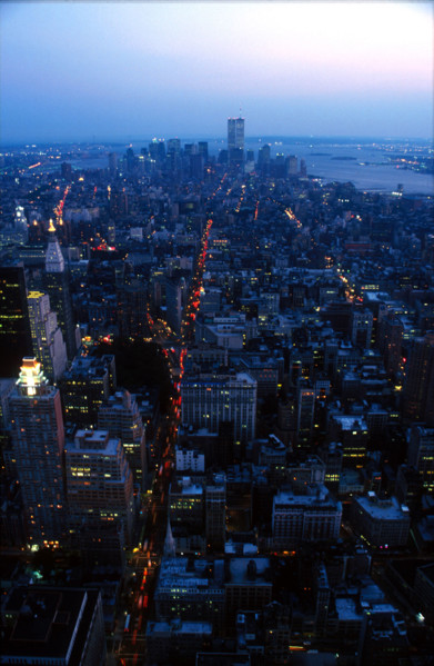 New York City less than a month before the terror attacks