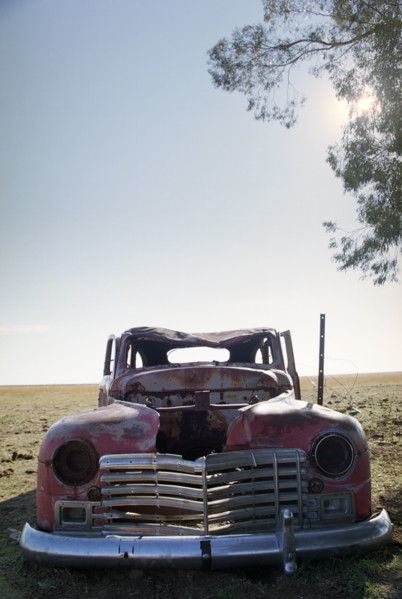 Abandoned car
