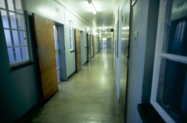 Prison de Robben Island, en Afrique du Sud