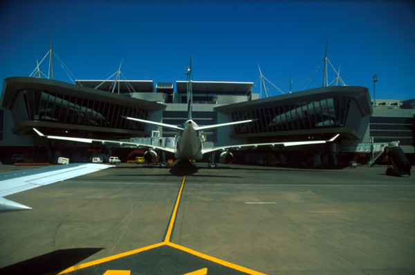 aeroplane at Johannesburg International Airport