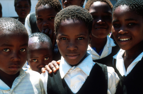 Zulu school children