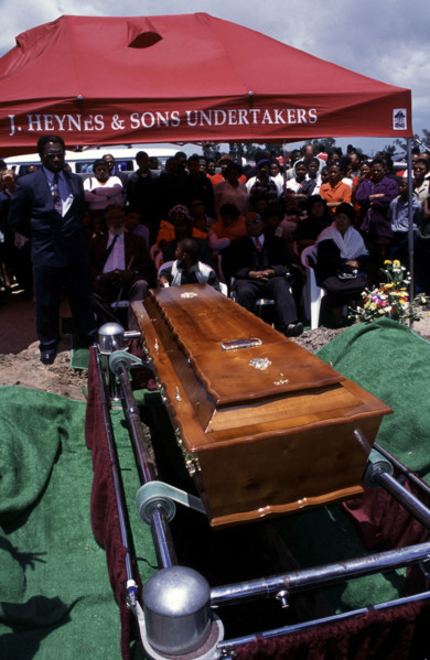 Rose Mabikwe's funeral