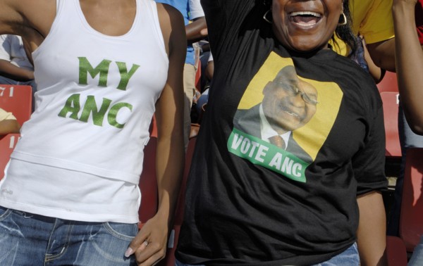 African National Congress (ANC) election rally held at the Ellis Park Stadium in Johannesburg (19 avril 2009)