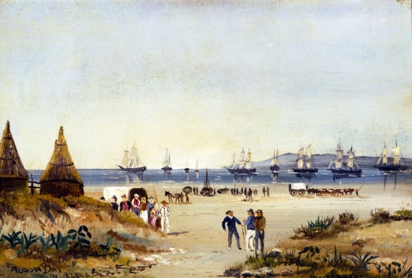 Van der Berg, Colons britanniques dans la baie d'Algoa
