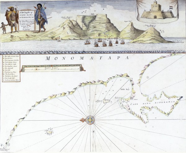 Thornton, Carte du Cap de Bonne Espérance