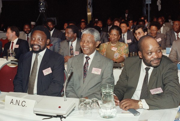 Cyril Ramaphosa, Nelson Mandela et Jacob Zuma