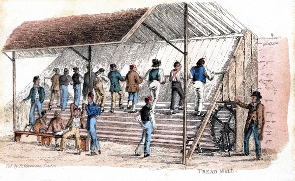 Treadmill at Brixton prison, London