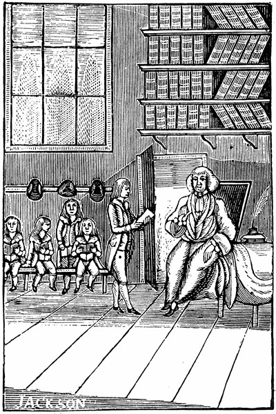 Instituteur et ses eleves