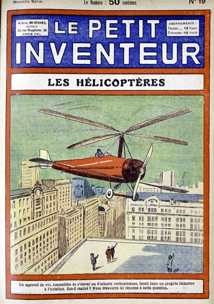 Autogire (1928) cree par un ingenieur espagnol; Juan de la Cierva (1896-1936)