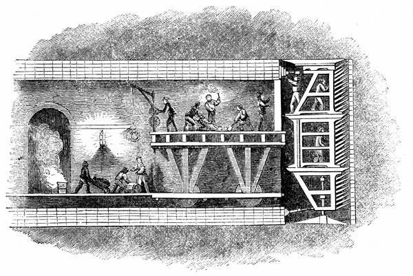 Portion du Tunnel sous la Tamise (1825-1843)