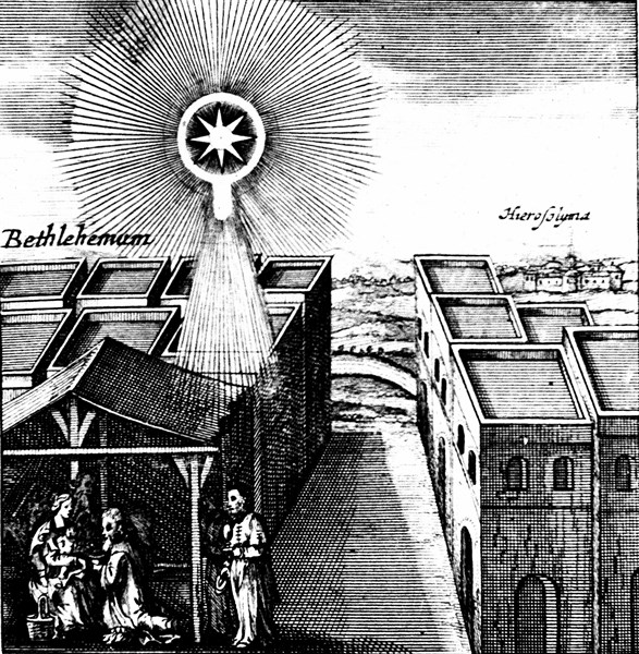 Mages offrant leur présent à l'Enfant Jésus