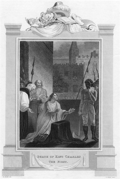 Charles Ier (1600-49) Roi d'Angleterre à partir de 1625, l'exécution de Charles à Whitehall, Londres, le 30 janvier 1649