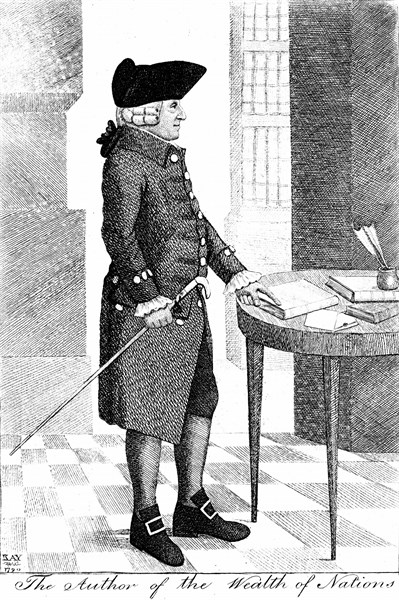 Adam Smith (1723-1790),Scottish philosopher and economist