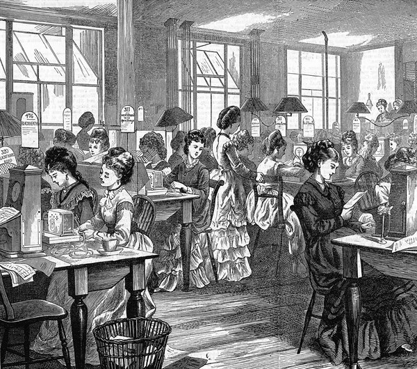 Women working in the main