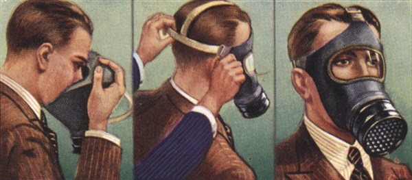 Air Raid Precautions: Set of 50 cards issued by WD & H0 Wills, Britain 1938