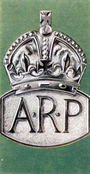 Air Raid Precautions: Set of 50 cards issued by WD & H0 Wills, Britain 1938