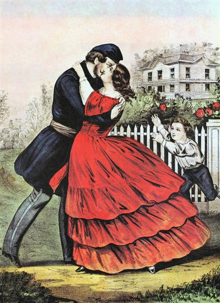 Home from the War': Currier and Ives print of Union