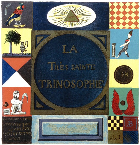 Title page of "La Tres Sainte Trinosophie"