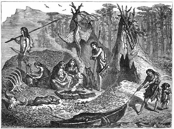 Shell Mound People or Kitchen-Middeners