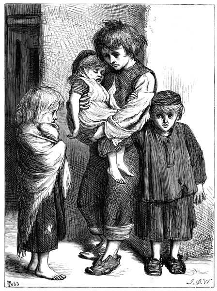 The Children of the Poor (Les Enfants Pauvres) - "The Ragged Babes That Weep". Miserable, ragged,