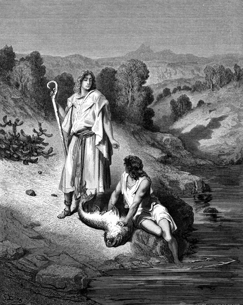 Tobias with Archangel Raphael