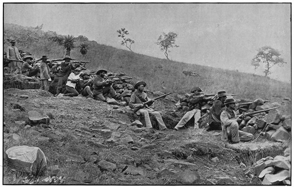 Boers besieging Ladysmith