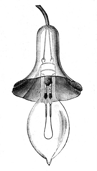 Incandescent filament lamp by St George Lane-Fox