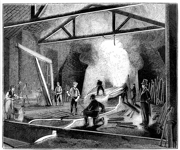 The foundry or cast house, Butterley Ironworks, Derbyshire