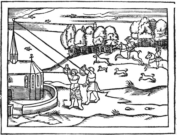 Using astrolabes to calculate the height of a steeple