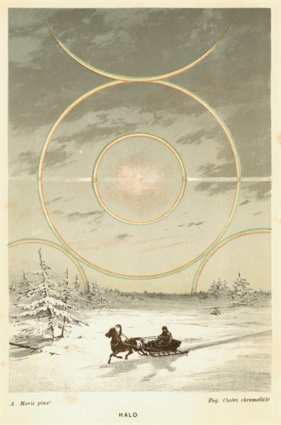 Mock Sun with sunbows and halo