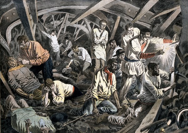 Coal miners trapped 24 days underground after roof fall