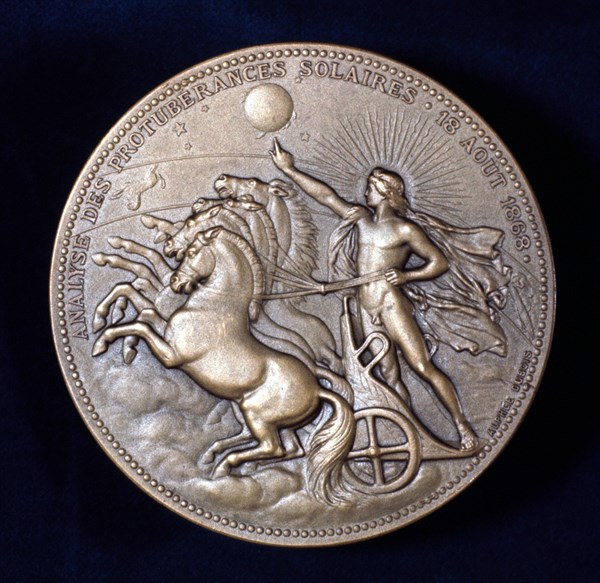 Janssen and Lockyer, 1868. Pierre Jules Cesar Janssen (1824-1907), French astronomerand Joseph