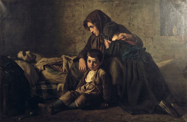 Painting by Jean Pierre Antigna 1817-1878