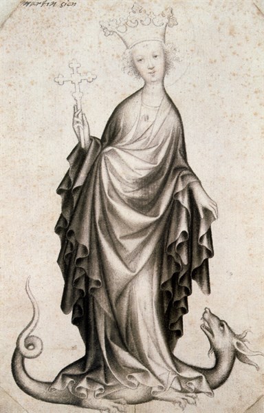 15th century depiction of St