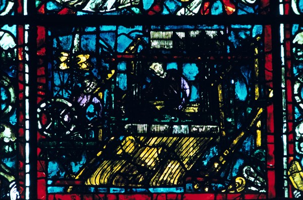 Stain glass window from the cathedral of Chartres