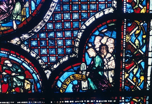 Stain glass window from the cathedral of Chartres