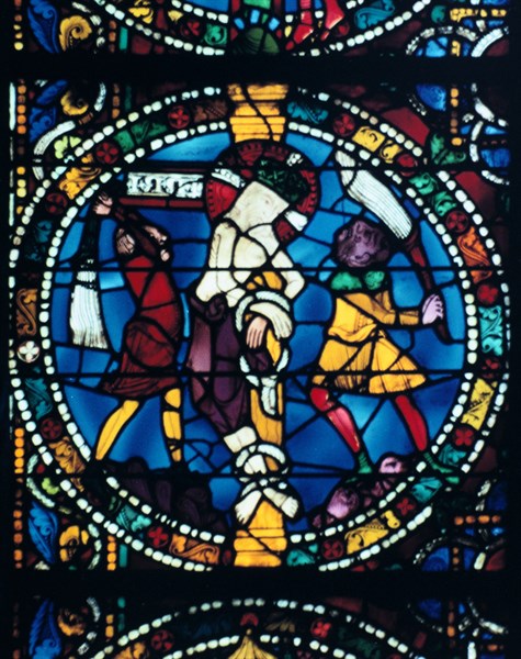 Stain glass window from the cathedral of Chartres
