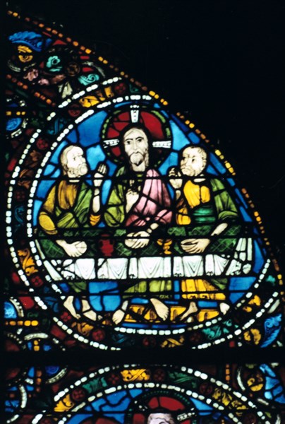 Stain glass window from the cathedral of Chartres