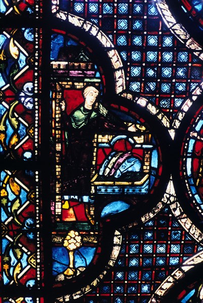 Stain glass window from the cathedral of Chartres