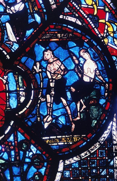 Stained glass window from Chartres Cathedral